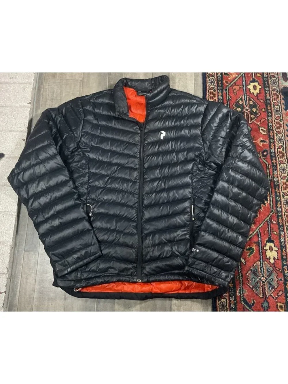 Peak Performance Black Light Mens XL Micro Light Puffer Jacket Sweden Gorpcore